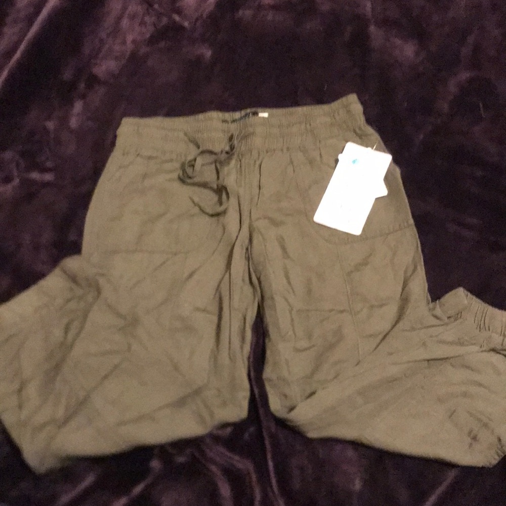 Army green joggers
